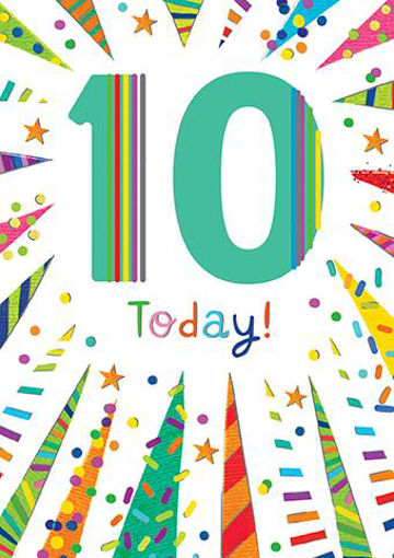 Picture of 10 TODAY BIRTHDAY CARD